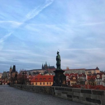 Prague Castle View From Charles Bridge