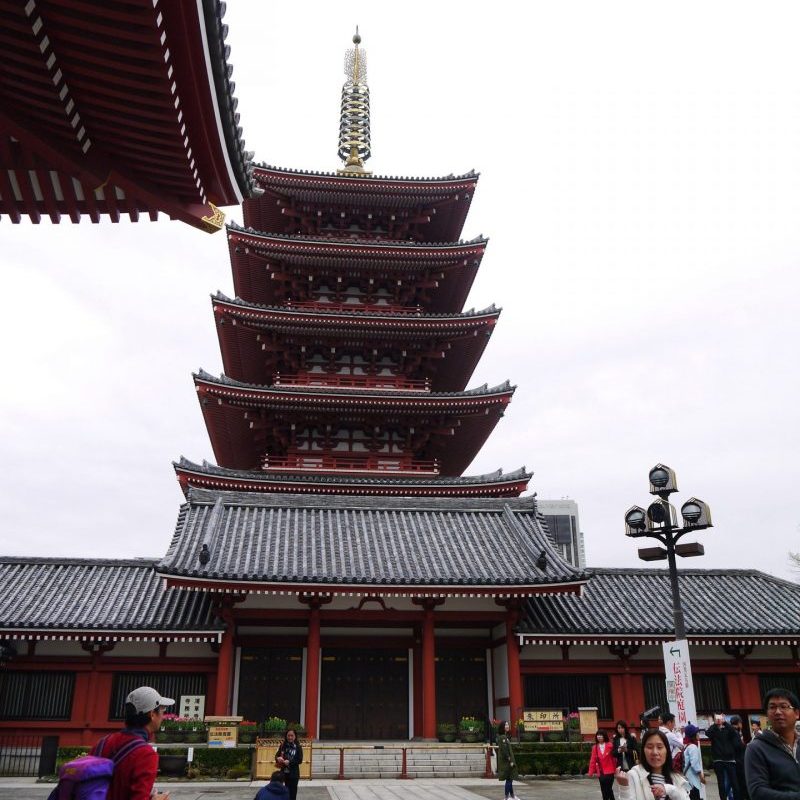Asakusa Sensoji Temple - Five-Story Pagoda