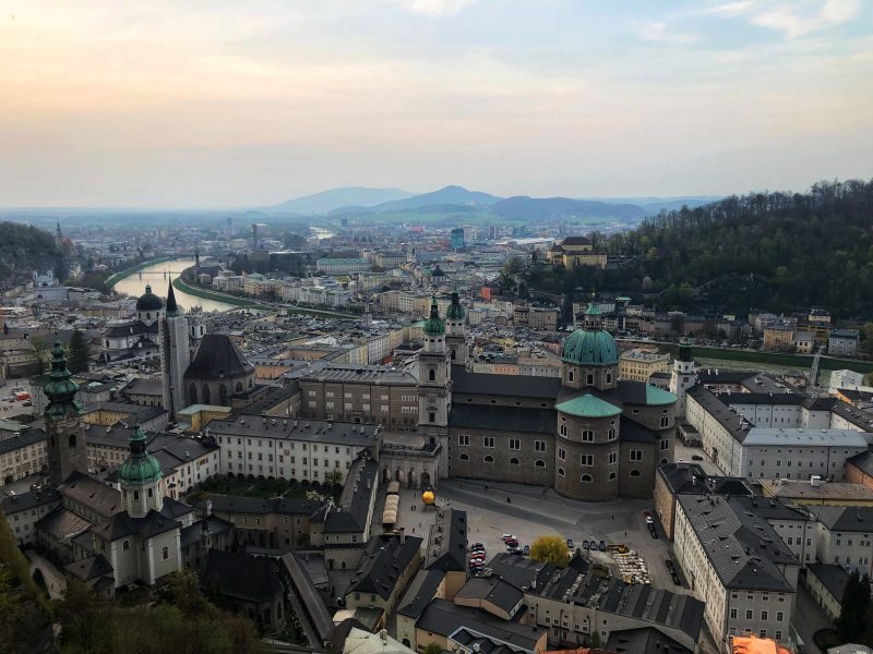 Awesome View Over Salzburg at Hohensalzburg Fortress