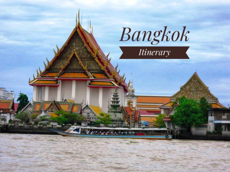 Bangkok Itinerary A Travel Guide Blog