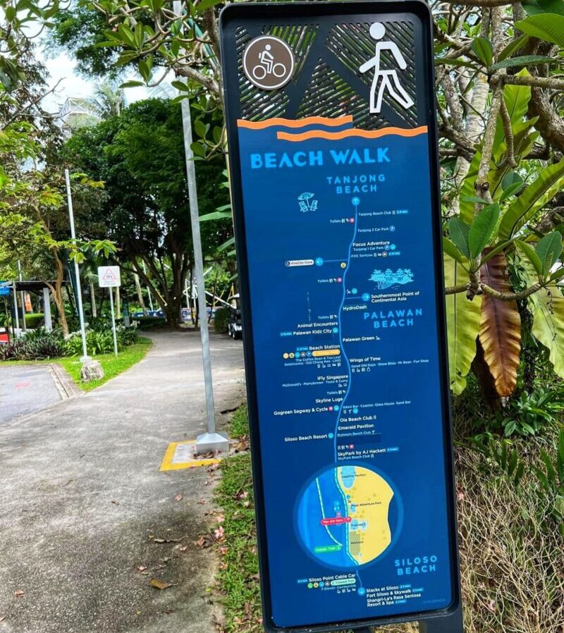 Beach Walk Map