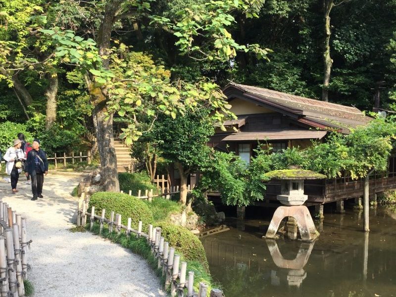 Beautiful Japanese Landscape in Kenrokuen Garden
