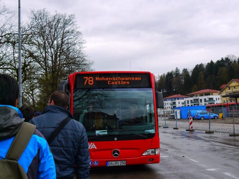 Bus from Füssen to Neuschwanstein