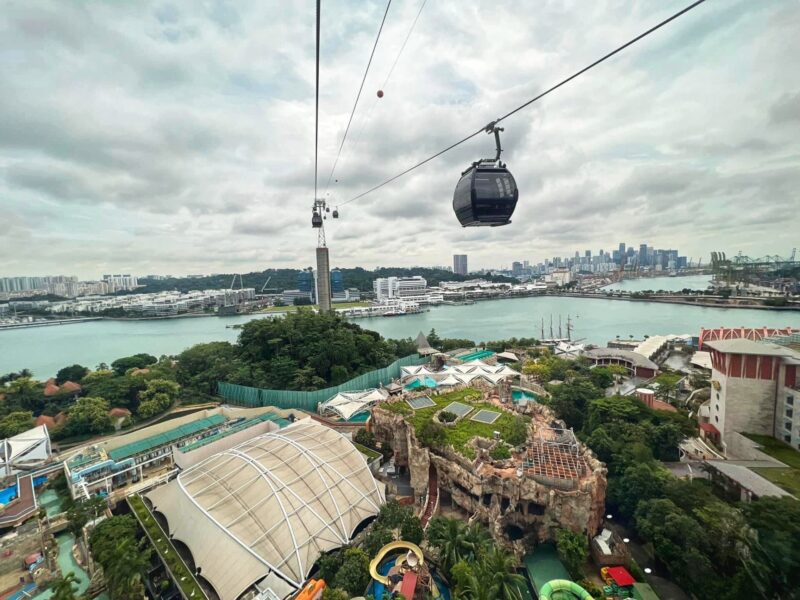 Cable Car To Sentosa Island