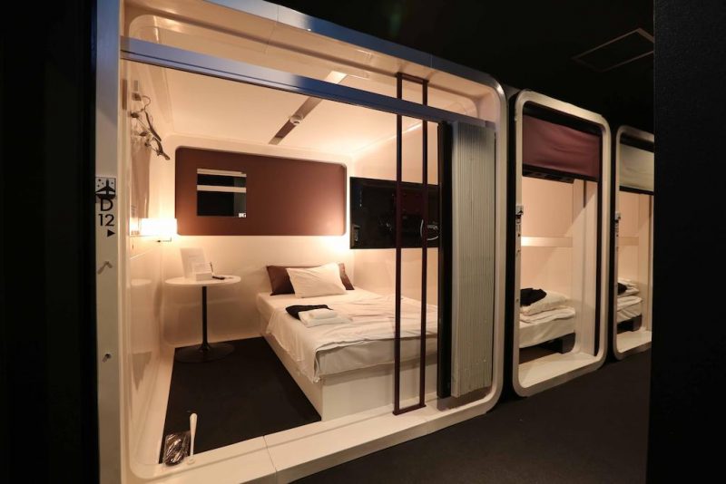 Capsule room from First Cabin Hakata