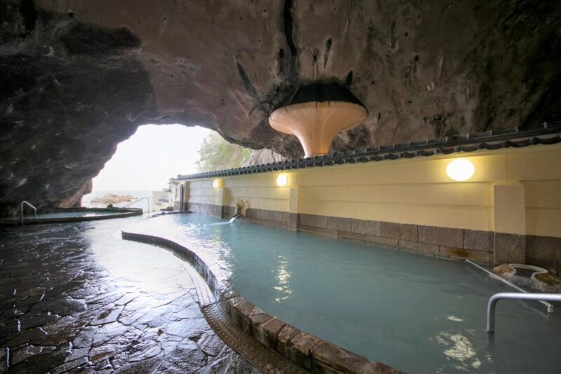 Cave Onsen from Hotel Urashima