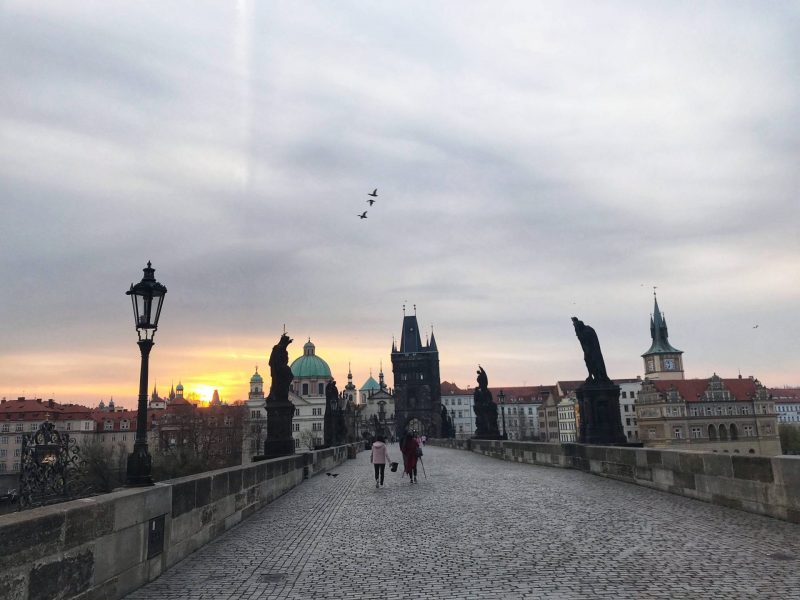 Charles Bridge in the morning