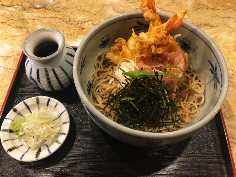 Cold Soba Tempura Set from Fukuan Restaurant