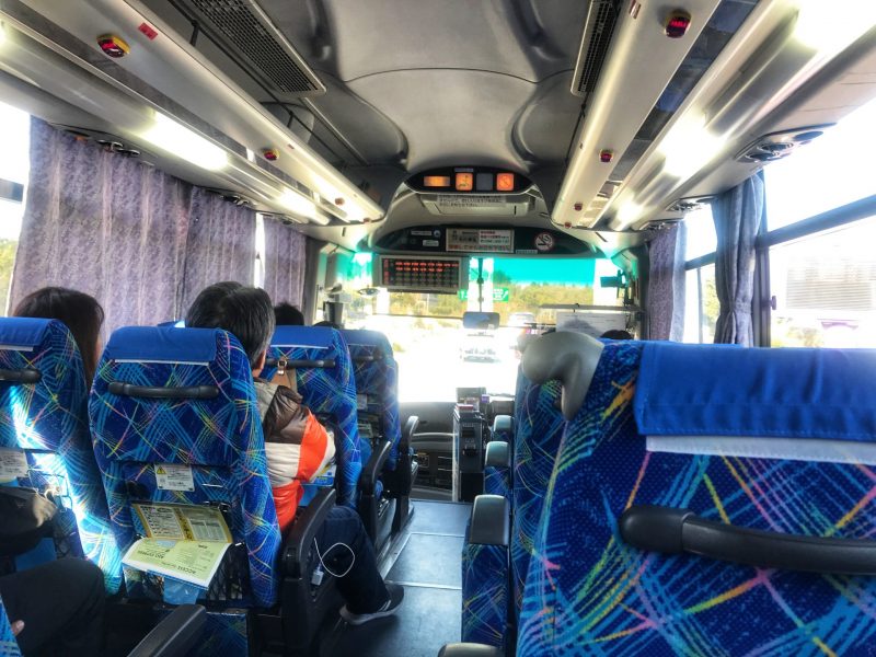 Comfortable Seating Area Inside Bus