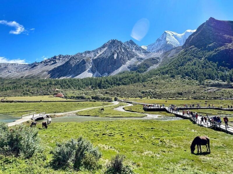 Daocheng Yading itinerary - Luorong Pasture