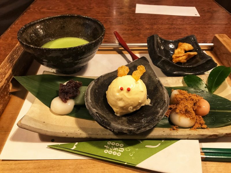 Dessert in Shiratamakko Kurokawa Onsen