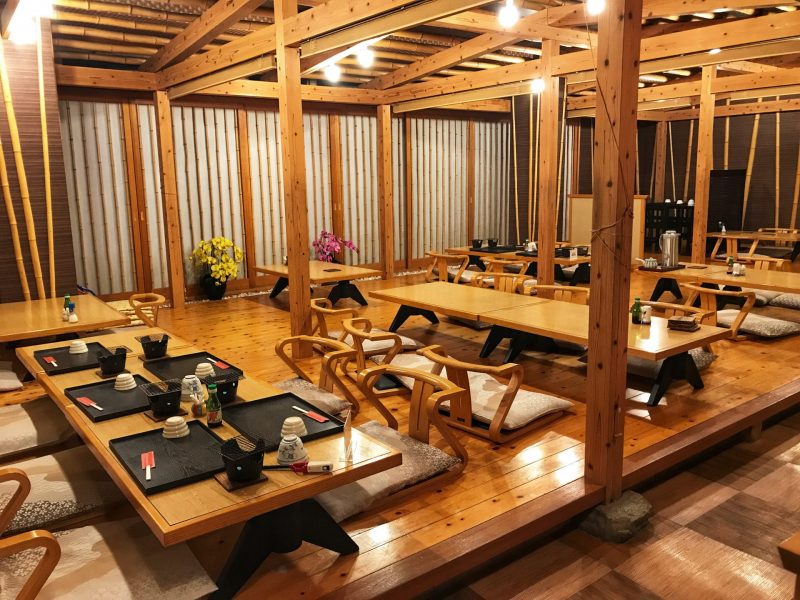 Japanese Dining Area in Nogamihonkan Ryokan