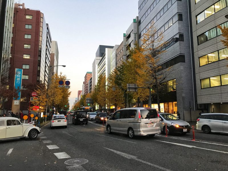 Driving in Japan City