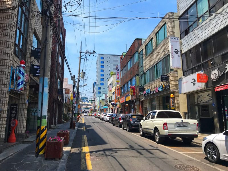 Driving in Jeju Island