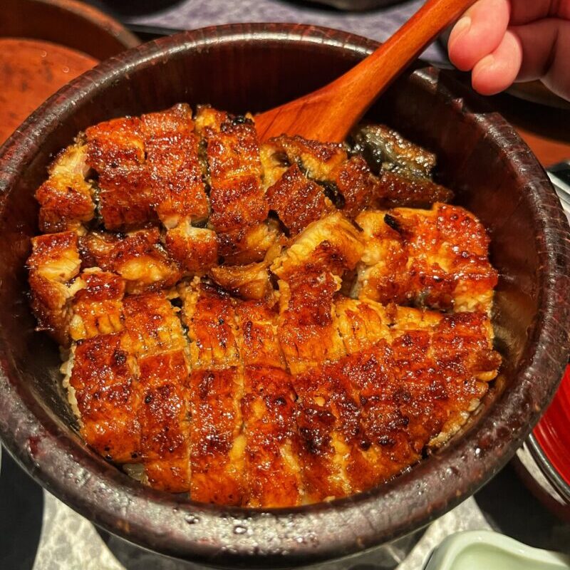 Eating Nagoya Hitsumabushi