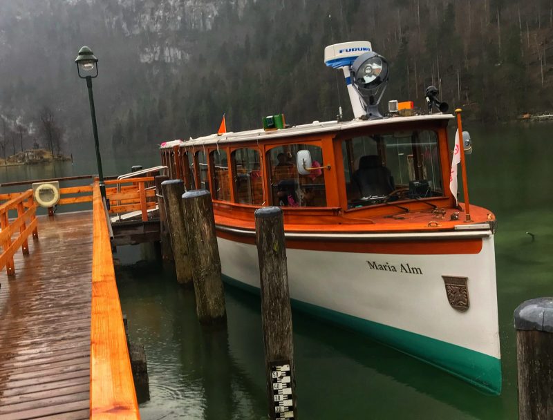 Eco Friendly Electric Boat at Konigsee