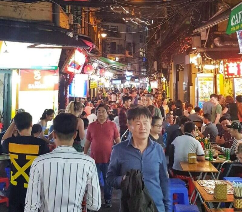 Enjoy Nightlife at Ta Hien Street Hanoi