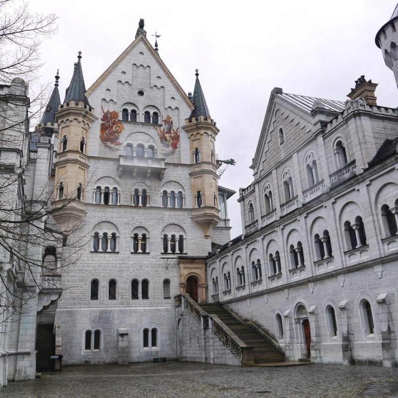 Exterior View of Neuschwanstein Castle
