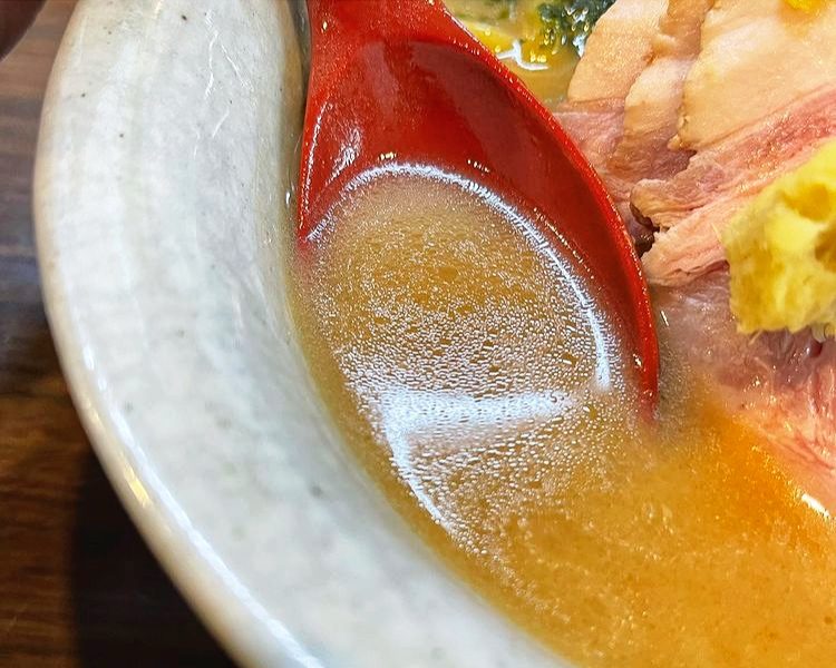 Flavorful Broth from Menya Taiga Ramen