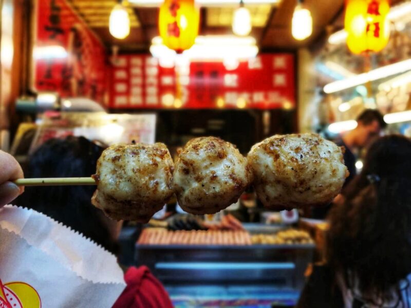 Food Feast at Jiufen Market