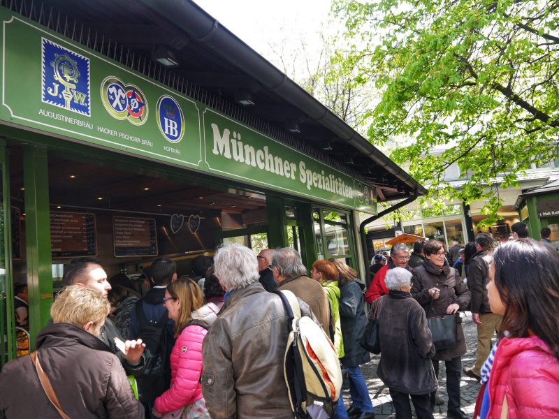 Food Stalls at Viktualienmarkt Munich