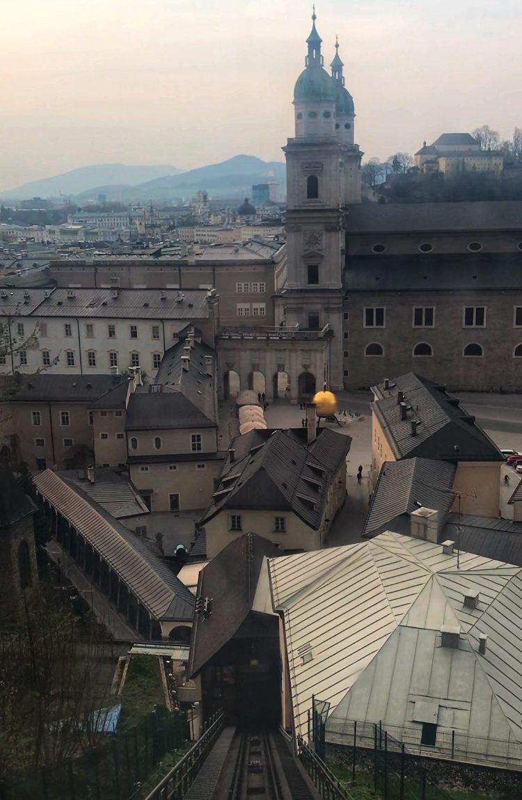 Funicular Ride To Hohensalzburg Fortress