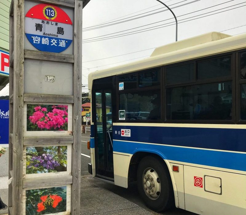 Getting To Aoshima Island by Bus