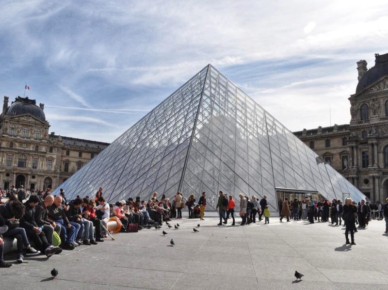 Glass Pyramid in Louvre Museum