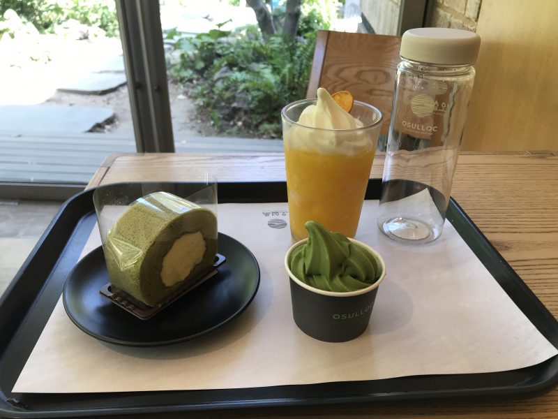 Green Tea Dessert at O’sulloc Tea Museum