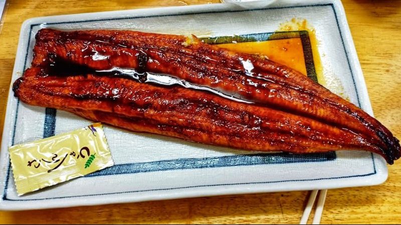 Unagi Served in Ajidokoro Takeda