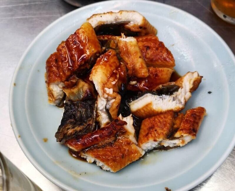 Grilled eel