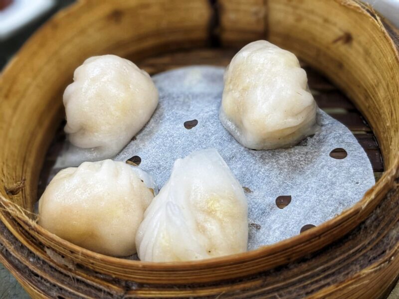 HK Dim Sum - Har gau (shrimp dumplings)