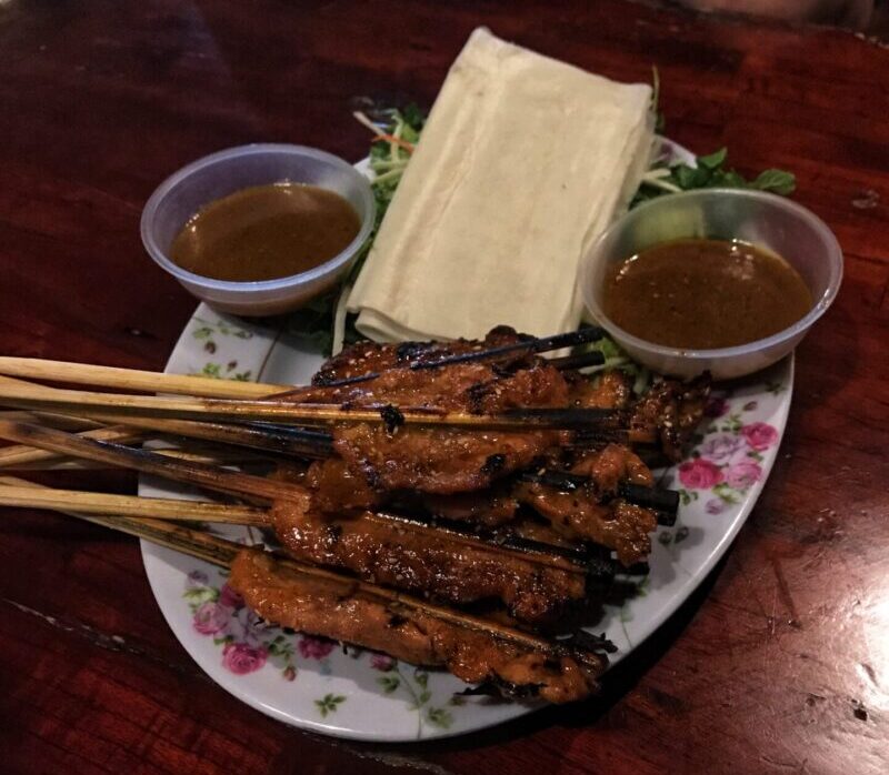 Hoi An Food Guide - Grilled meat on Skewers