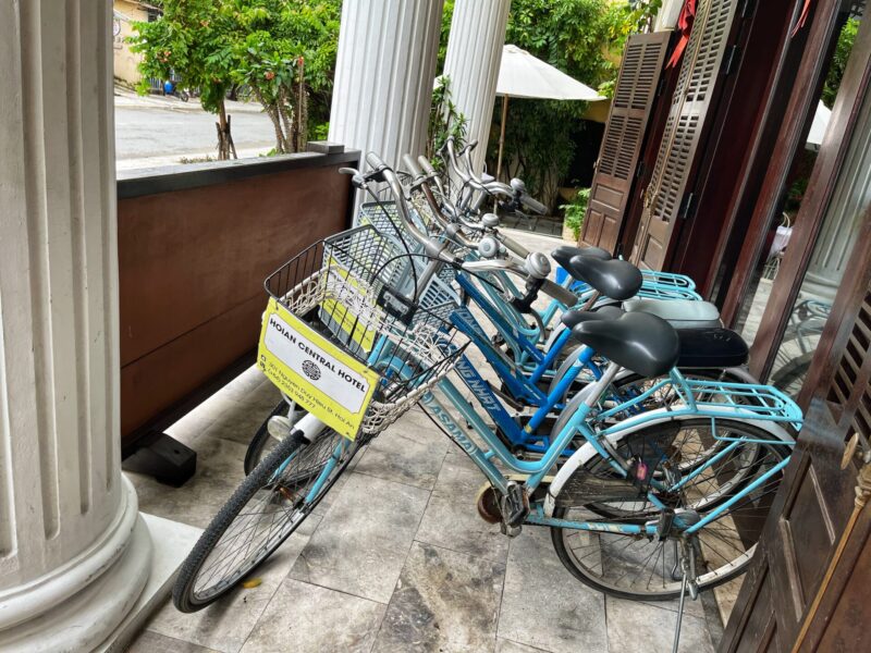 Hoian Central Hotel Review - Free bikes
