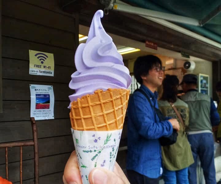 Hokkaido Lavender Ice Cream