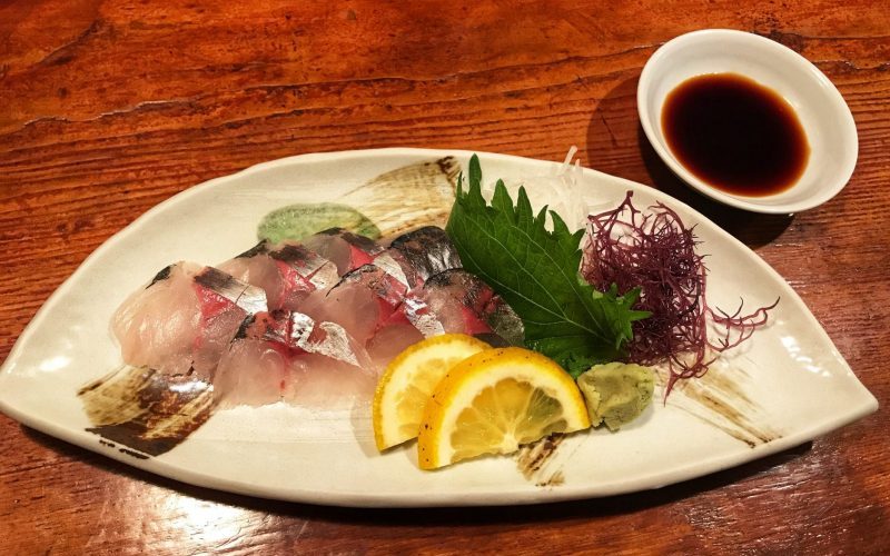 Horse Mackerel Sashimi