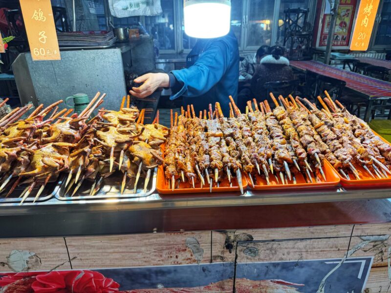 Hotan Night Market Food - Lamb Skewer