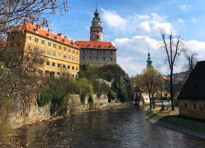 View at Lazebnický Bridge