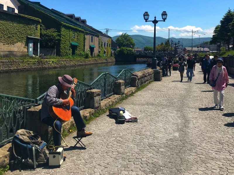 Strolling along the Otaru Canal