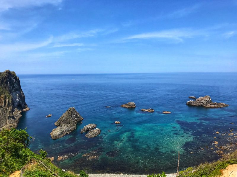 "Shatokan Blue" Sea Water at Shimamui Coast