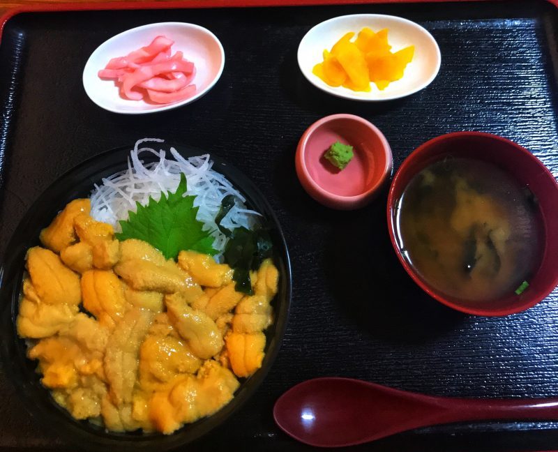 Purple Sea Urchin Rice Bowl