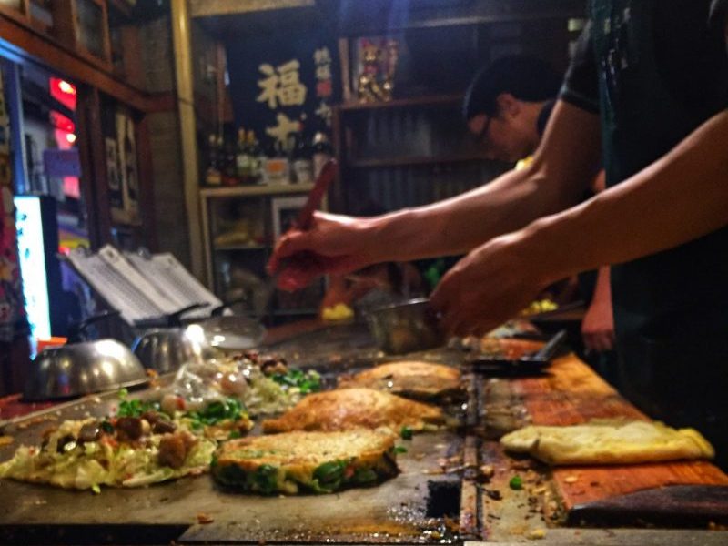 best Okonomiyaki in Osaka: Fukutaro (福太郎)
