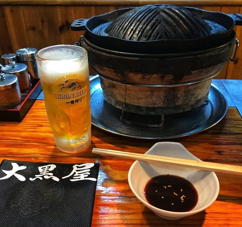 Genghis Khan Dinner in Daikokuya Asahikawa