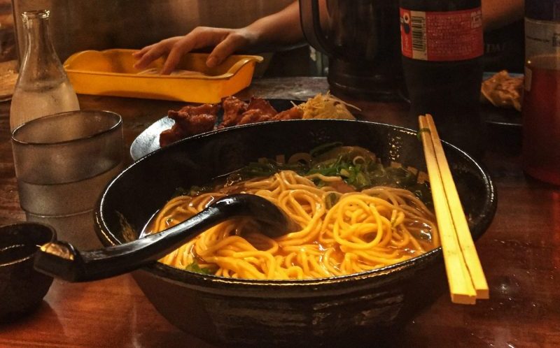 The taste of Kyoto fire ramen