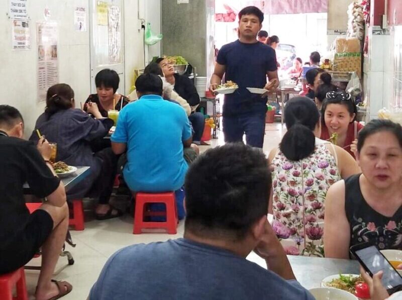 Inside Bun Rieu Ganh