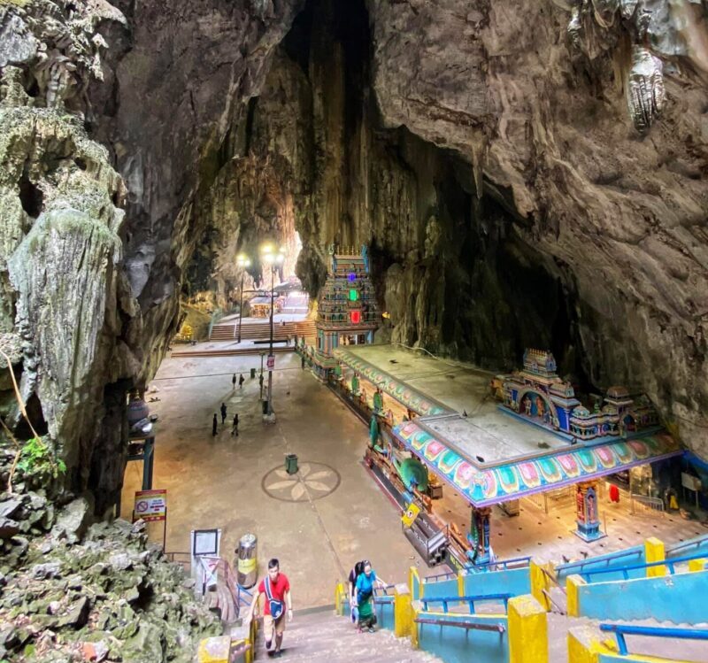 Insides Batu Caves