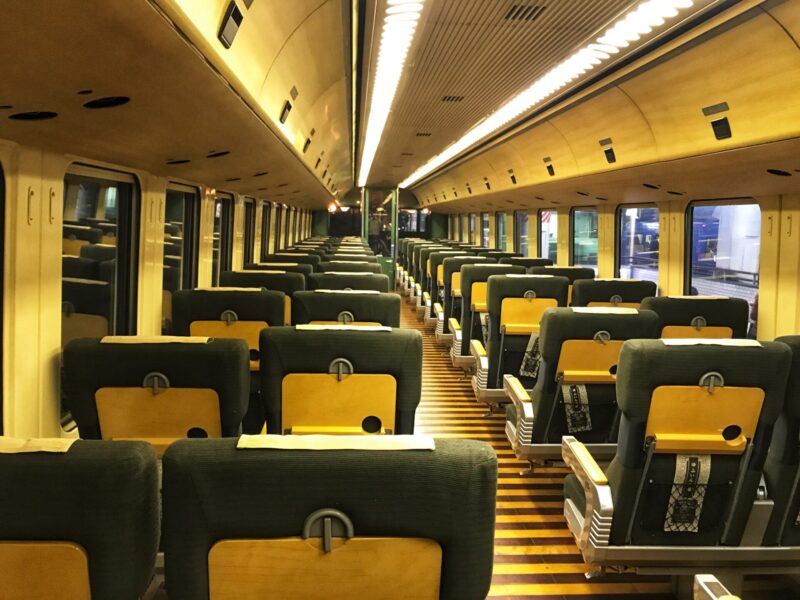 Japan Rail Seating