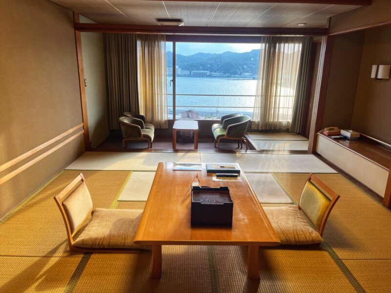 Japanese style room in Hotel Urashima