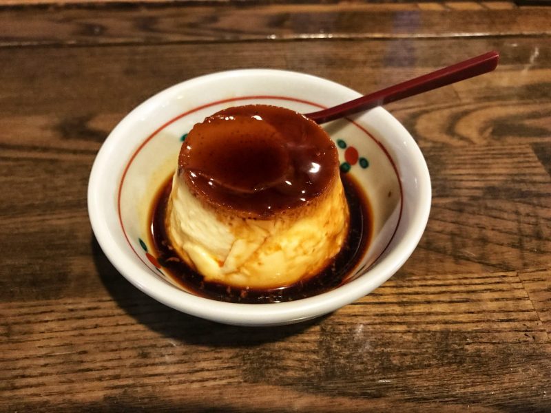 Jigoku-mushi Pudding from Okamotoya