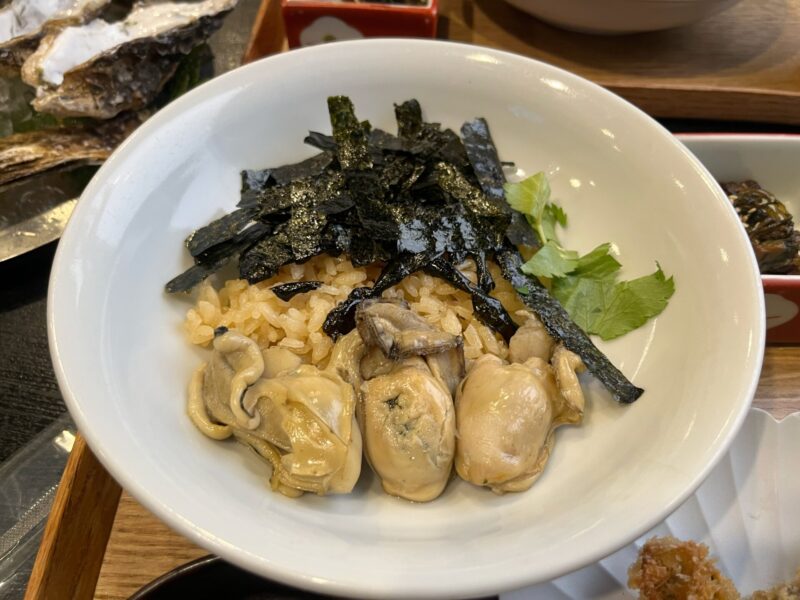 Kaki Meshi - Simmered Oysters on Rice